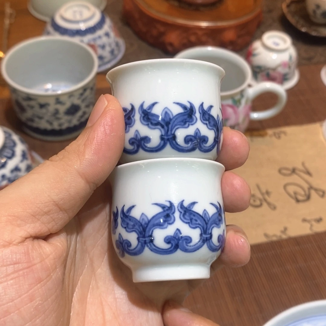 2只一起开播福利景德镇纯手绘茶器