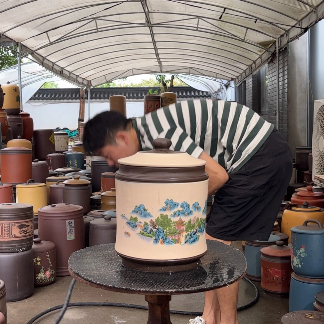 紫砂茶叶罐微瑕不退不换