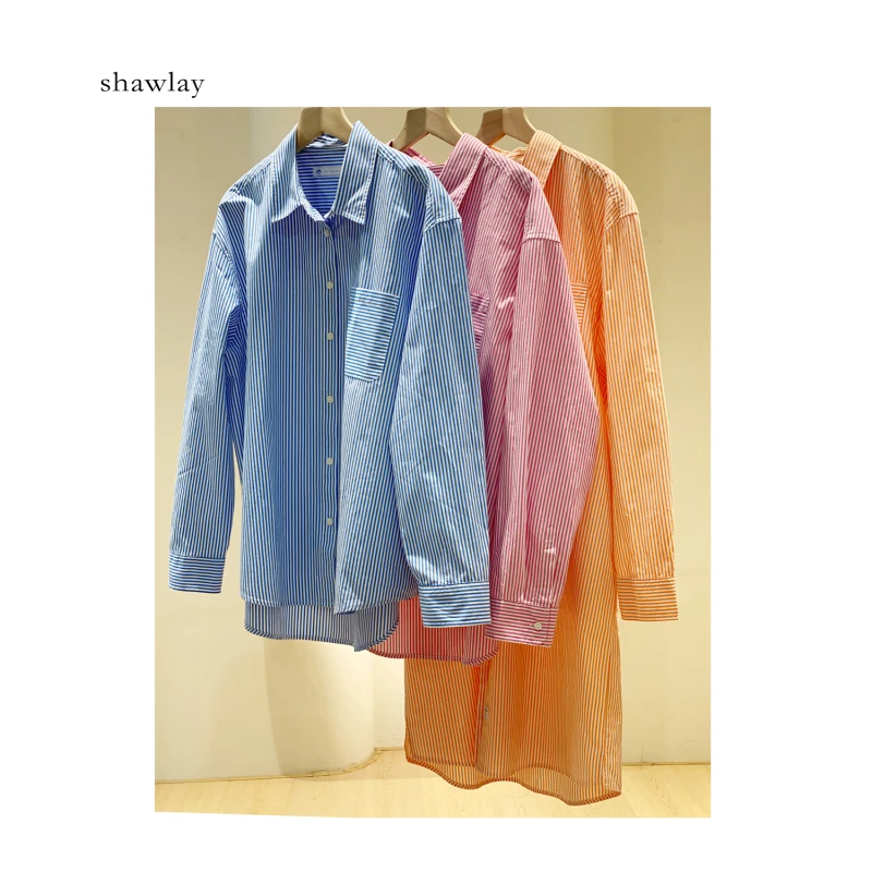 夏季休闲条纹衬衫CL3361