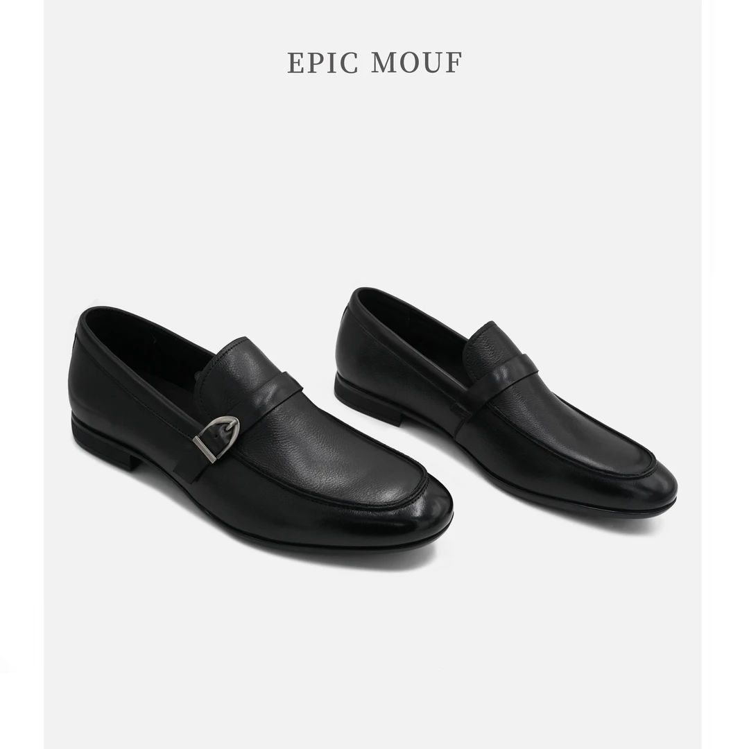 「高档搭扣」EPIC MOUF牟夫商务英伦风胎牛皮乐福鞋S1266
