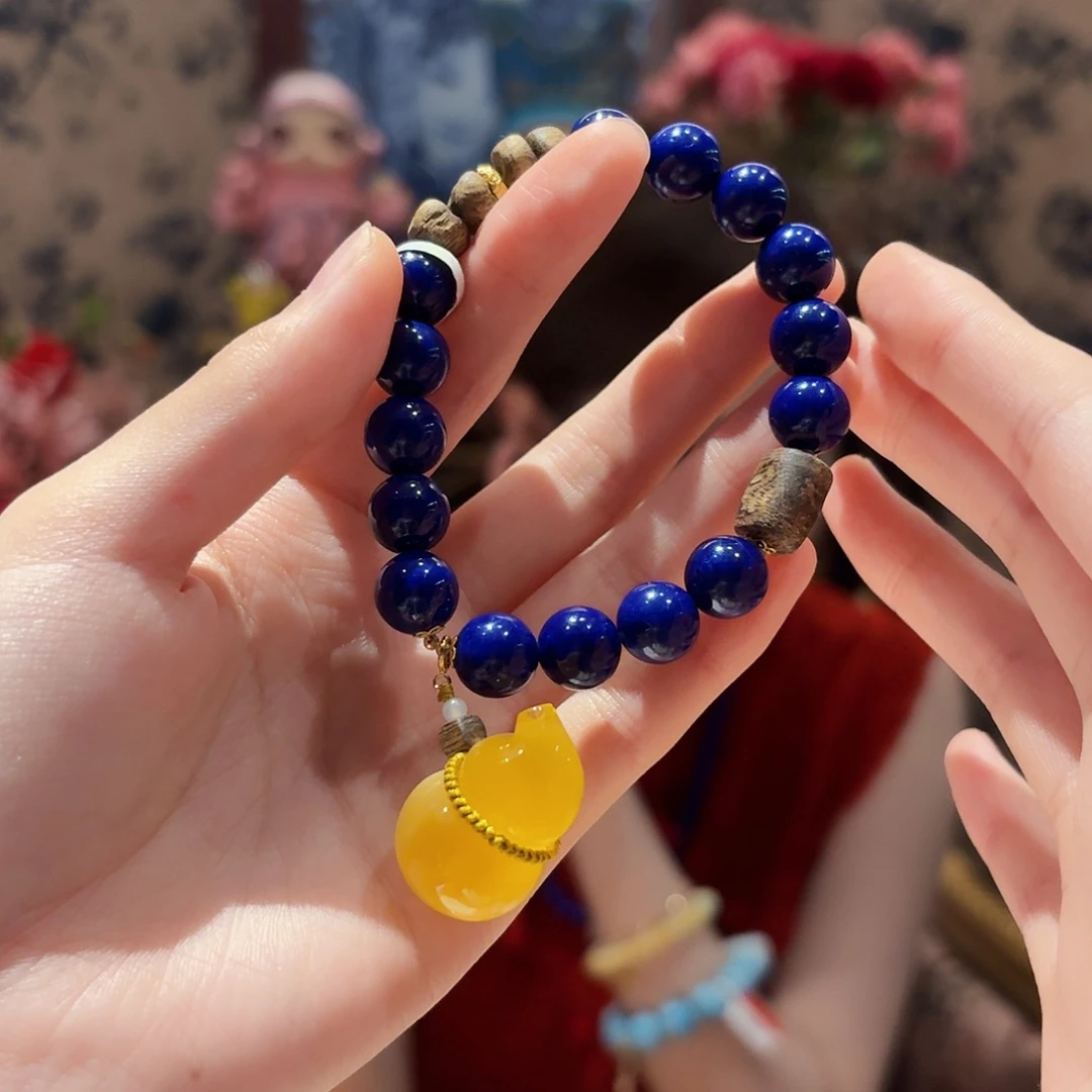 青金石手串未镶嵌