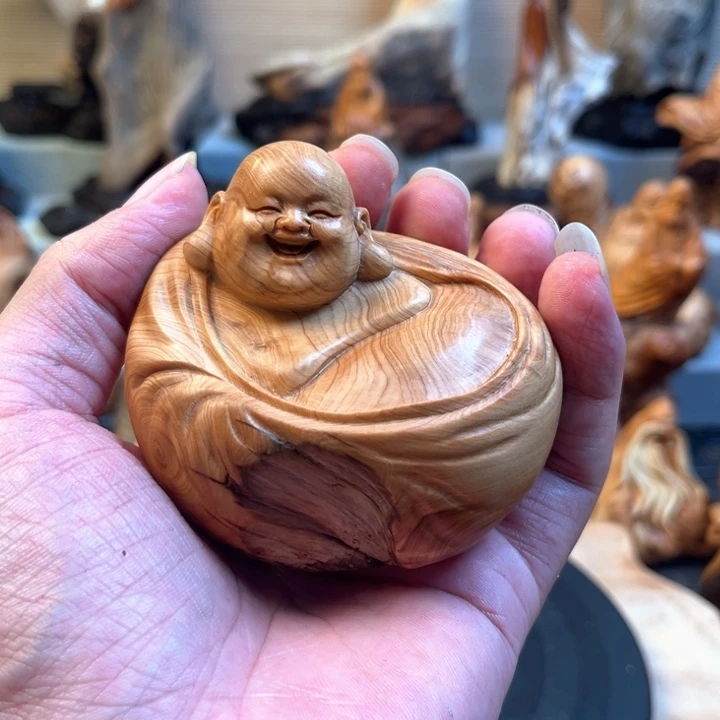 柏木太行崖柏手工雕刻