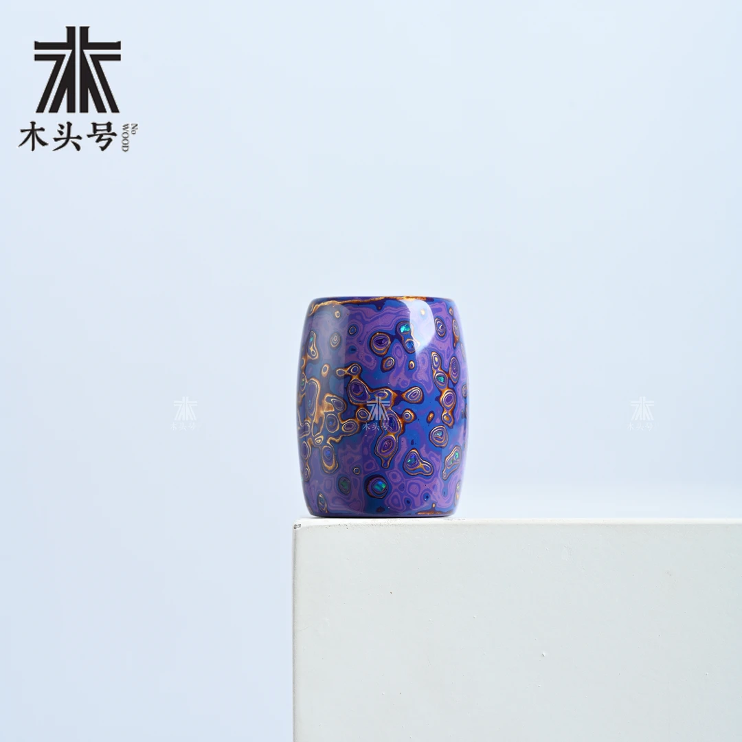 大漆多层 茶盖置  （紫金）