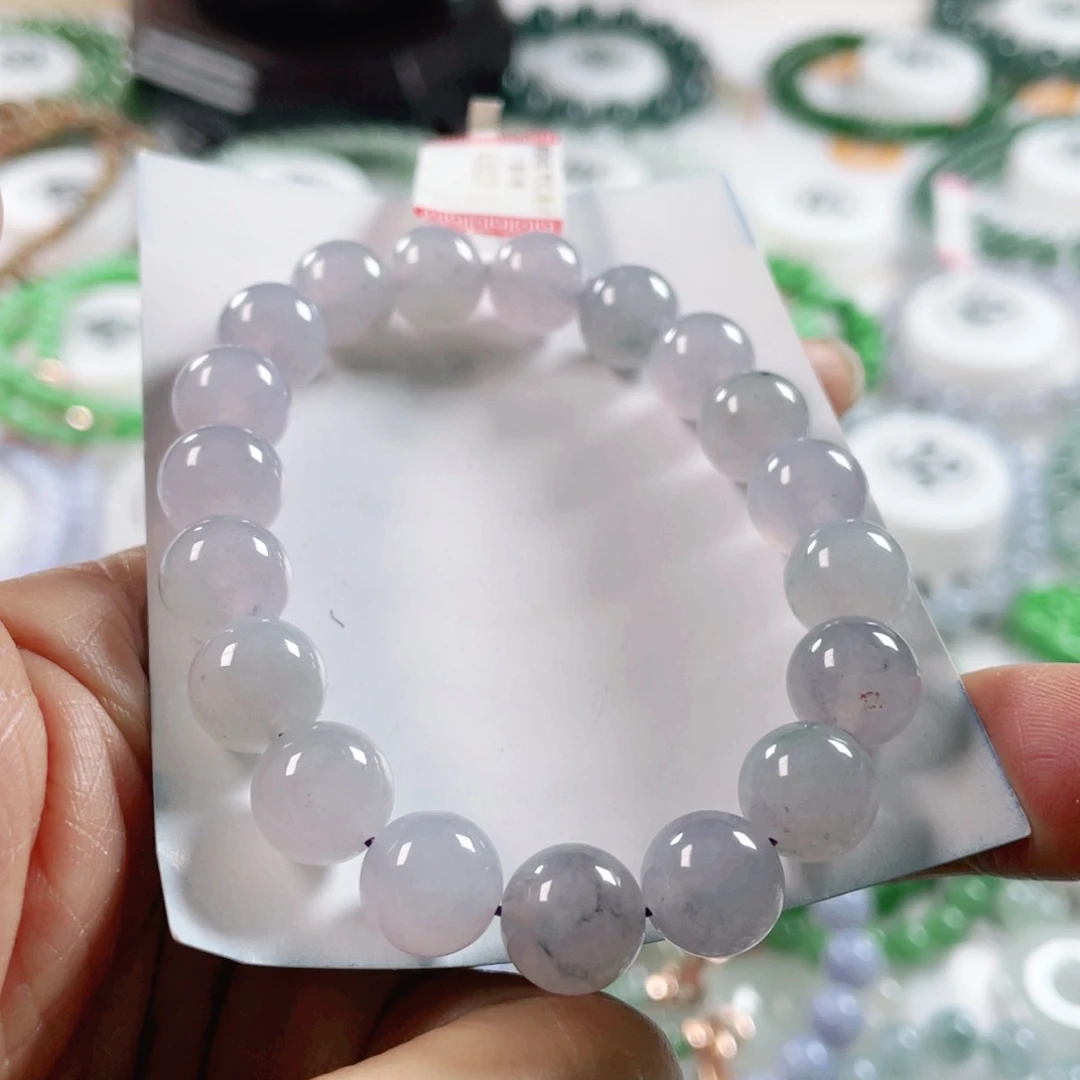 翡翠戒指未镶嵌天然翡翠手串9.9mm