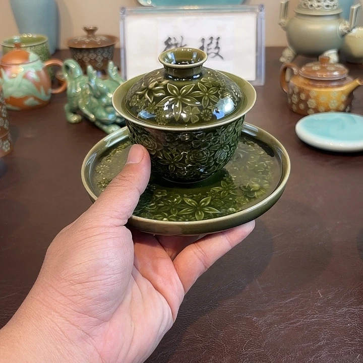 董***希瓷片龙泉青瓷福利青瓷