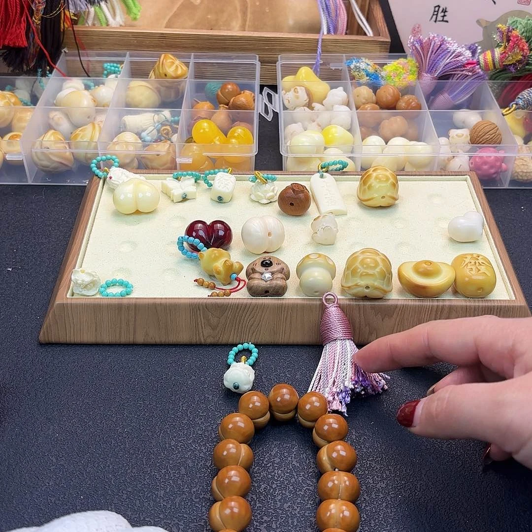 w***1核桃紫色短款流苏一个