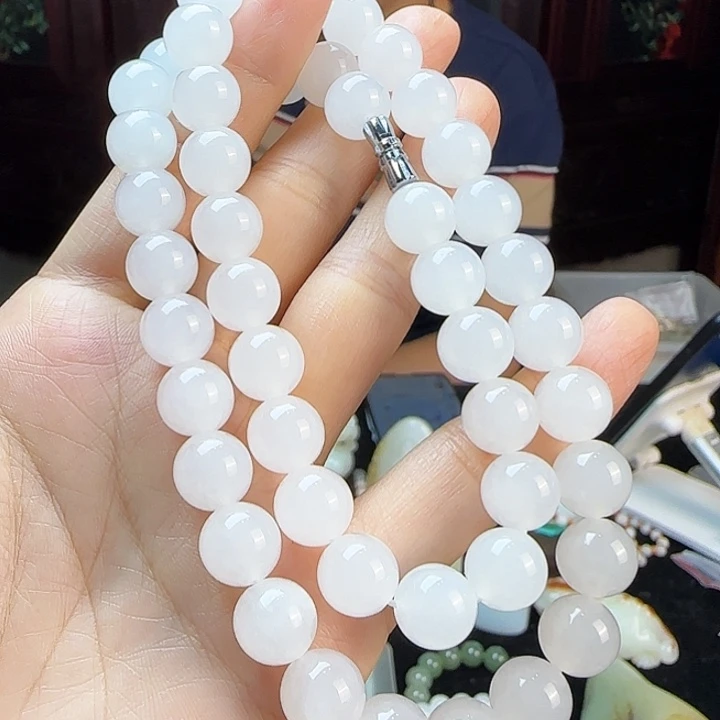 颈饰未镶嵌和田玉定制发货