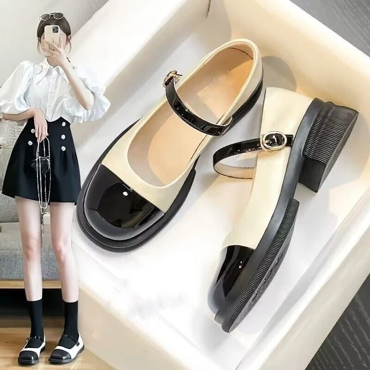 女鞋2025新款百搭浅口单鞋气质凉鞋法式春秋时尚爆款不累脚洋气质