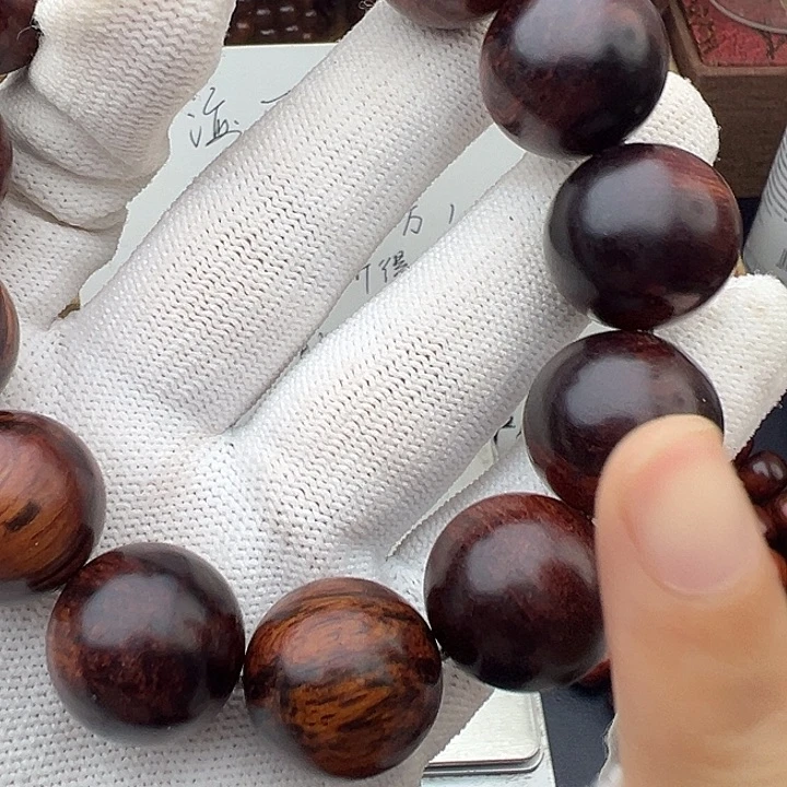 糖***糖木木本海南红降花梨公1.8黑金满文瑕疵