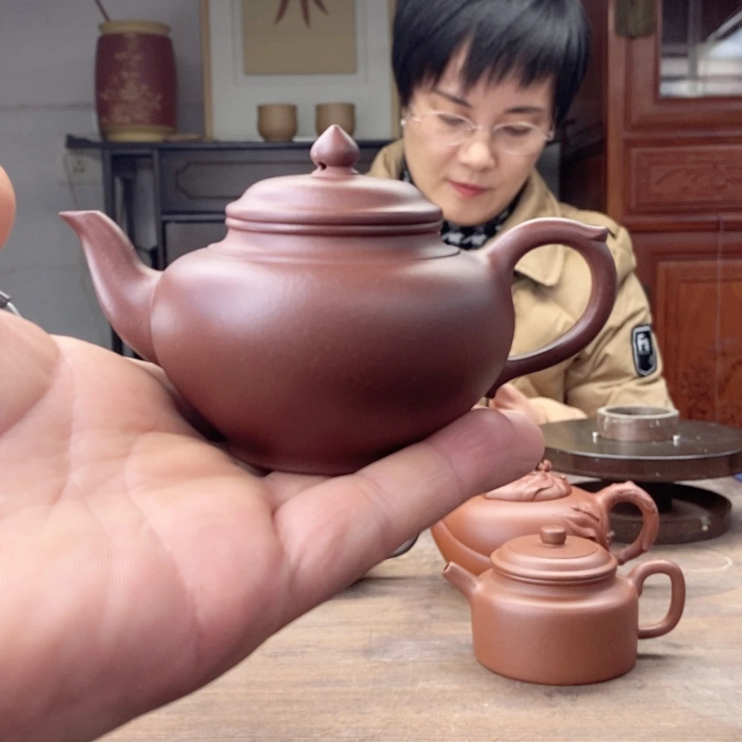 紫砂茶壶爱****猴全手工制作笑迎