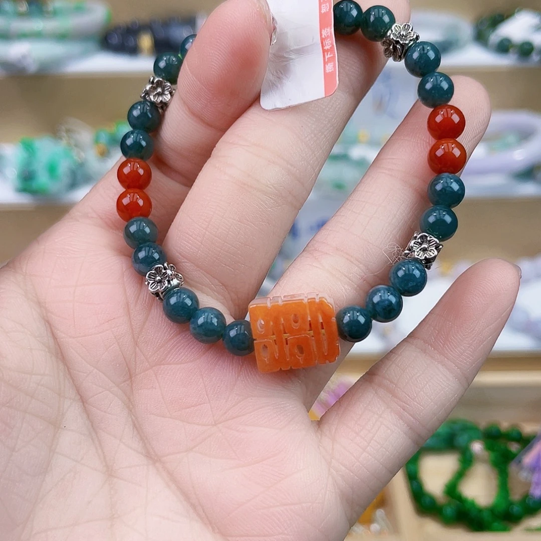 翡翠未镶嵌手链手链