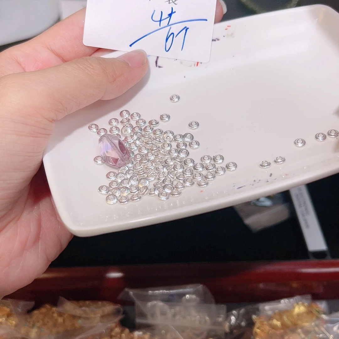 紫晶珠宝半成品银S925镶嵌138