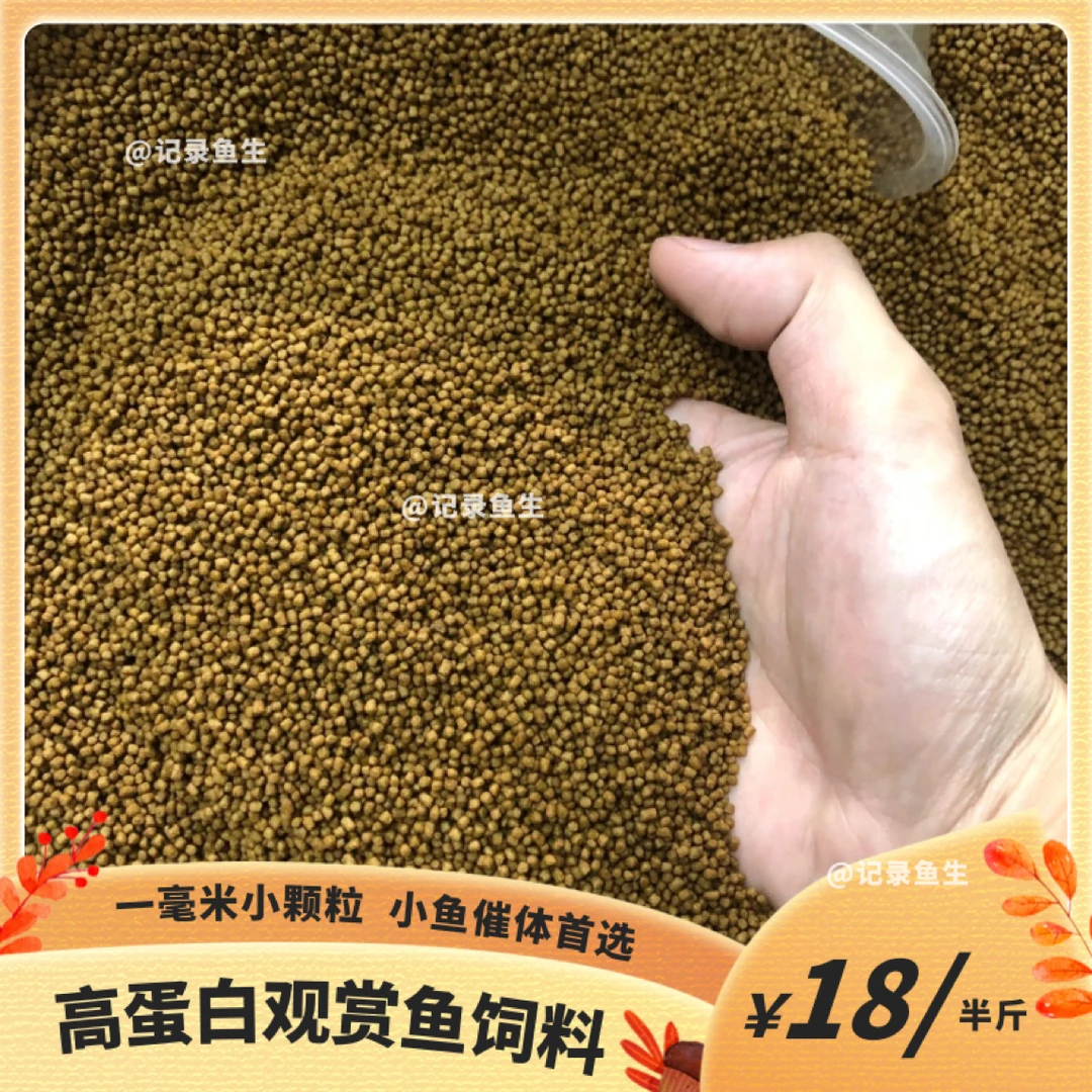 蝴蝶鲤通用型饲料颗粒高蛋白鱼粮适合兰寿泰狮蝴蝶鲤锦鲤