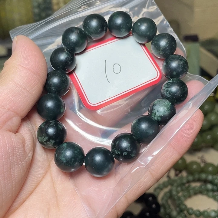 蛇纹石玉未镶嵌手链