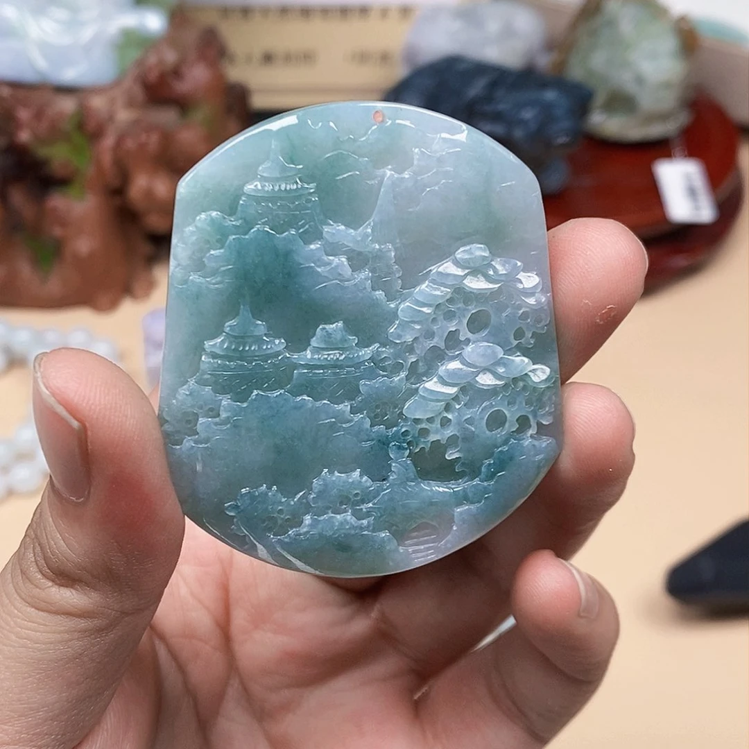 颈饰未镶嵌翡翠翡翠