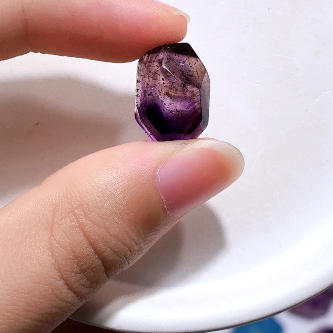 未镶嵌水晶珠宝半成品超七