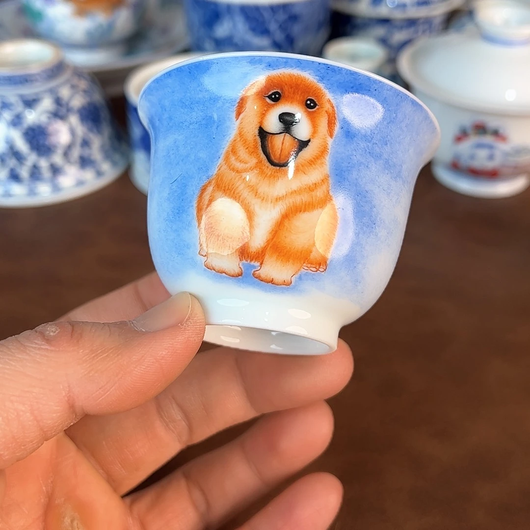 杯景德镇全手工手绘陶瓷