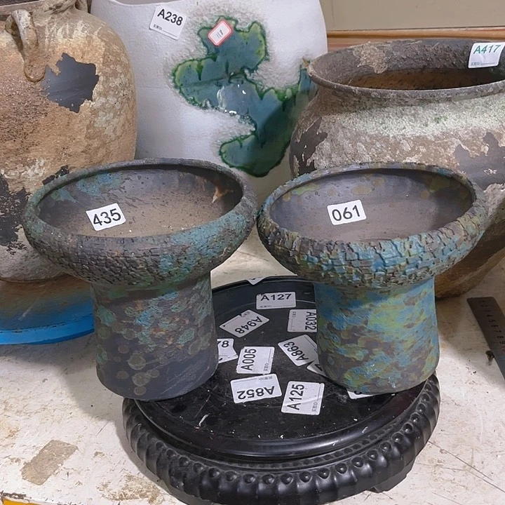 风**人景德镇陶瓷花盆