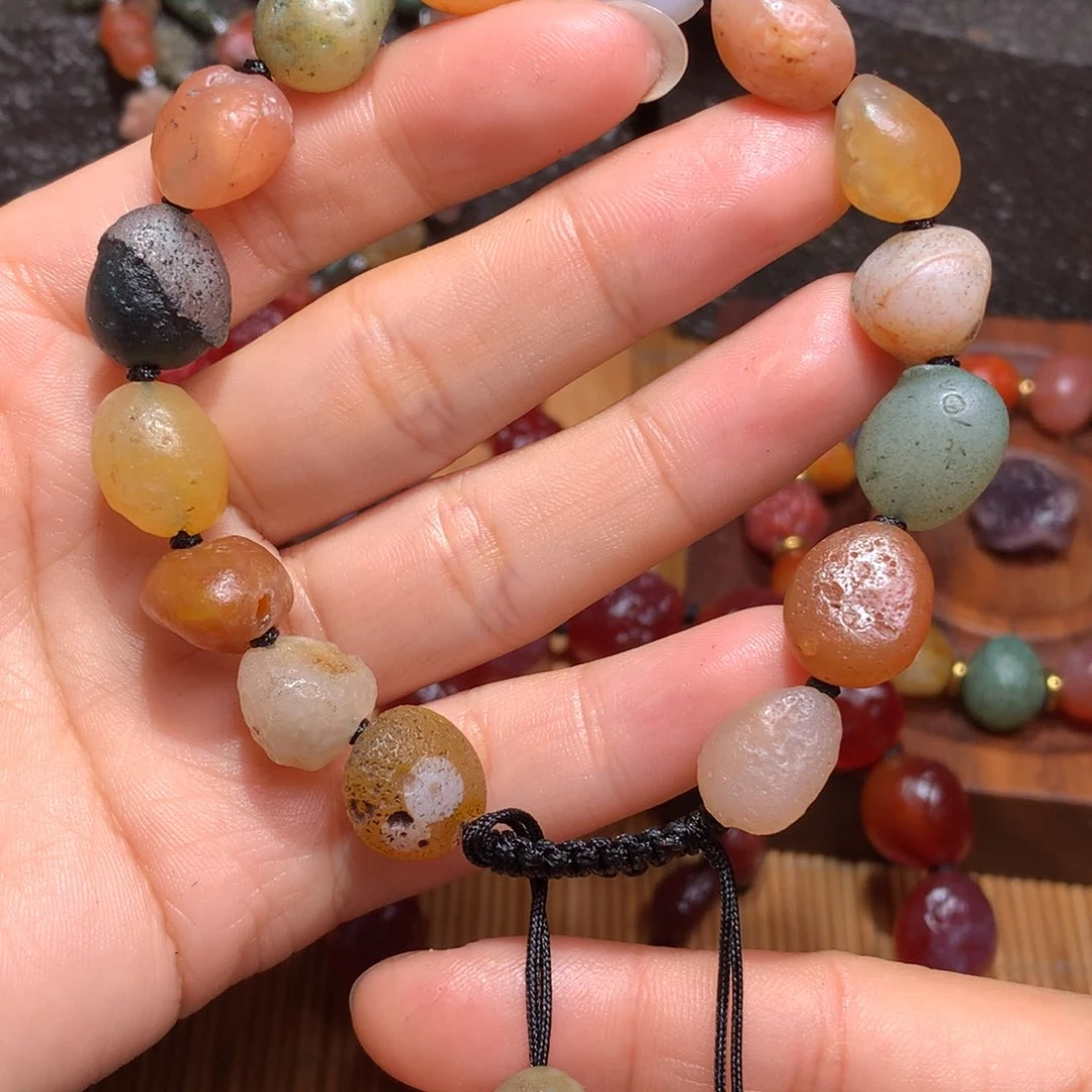 未镶嵌玛瑙/玉髓珠宝半成品