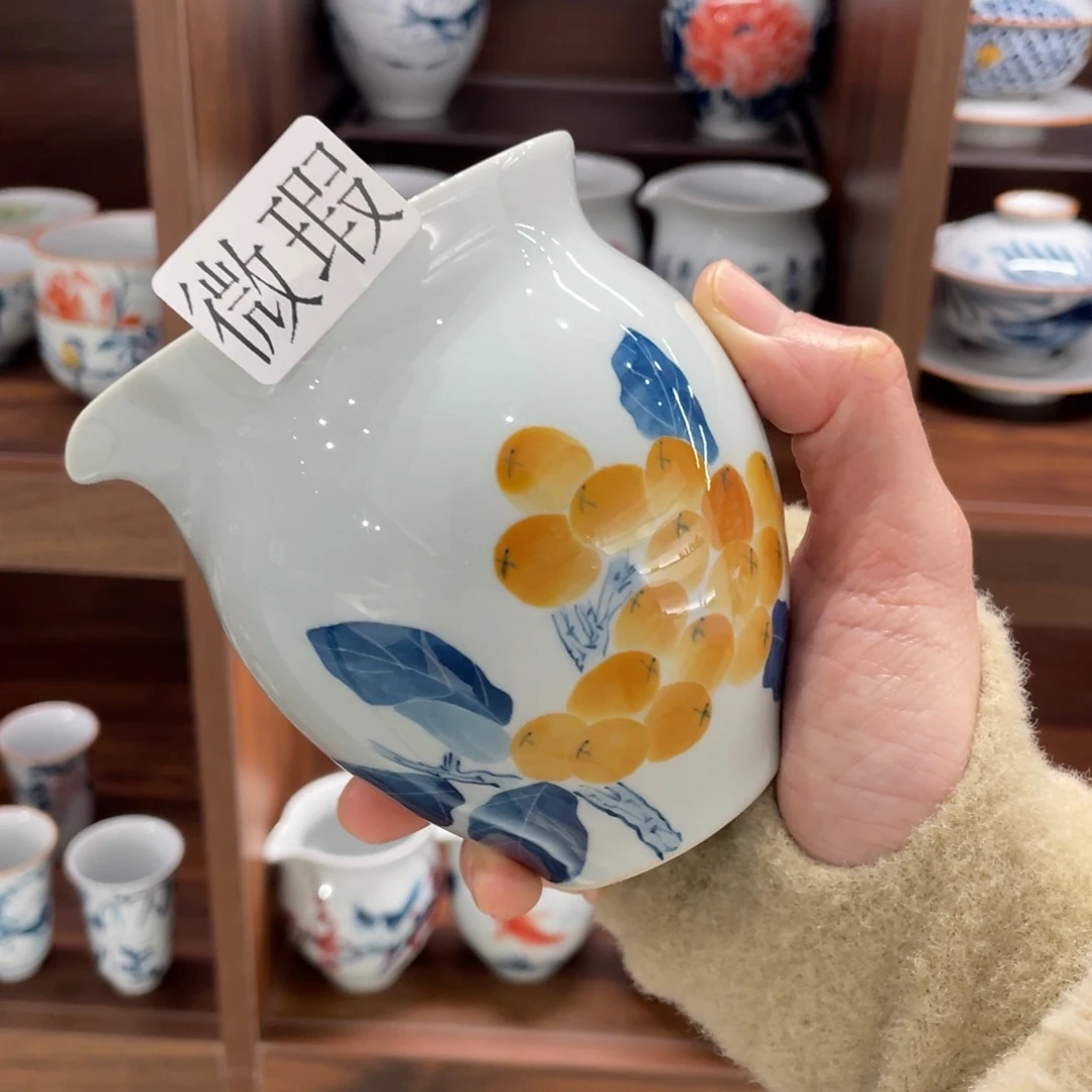 微瑕釉下彩纯手绘