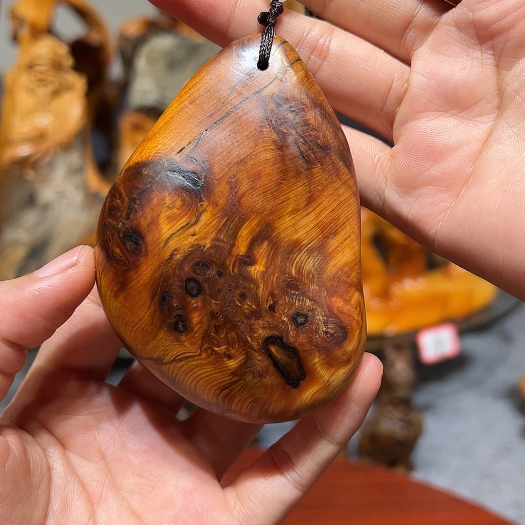 柏木崖柏木手把件摆件