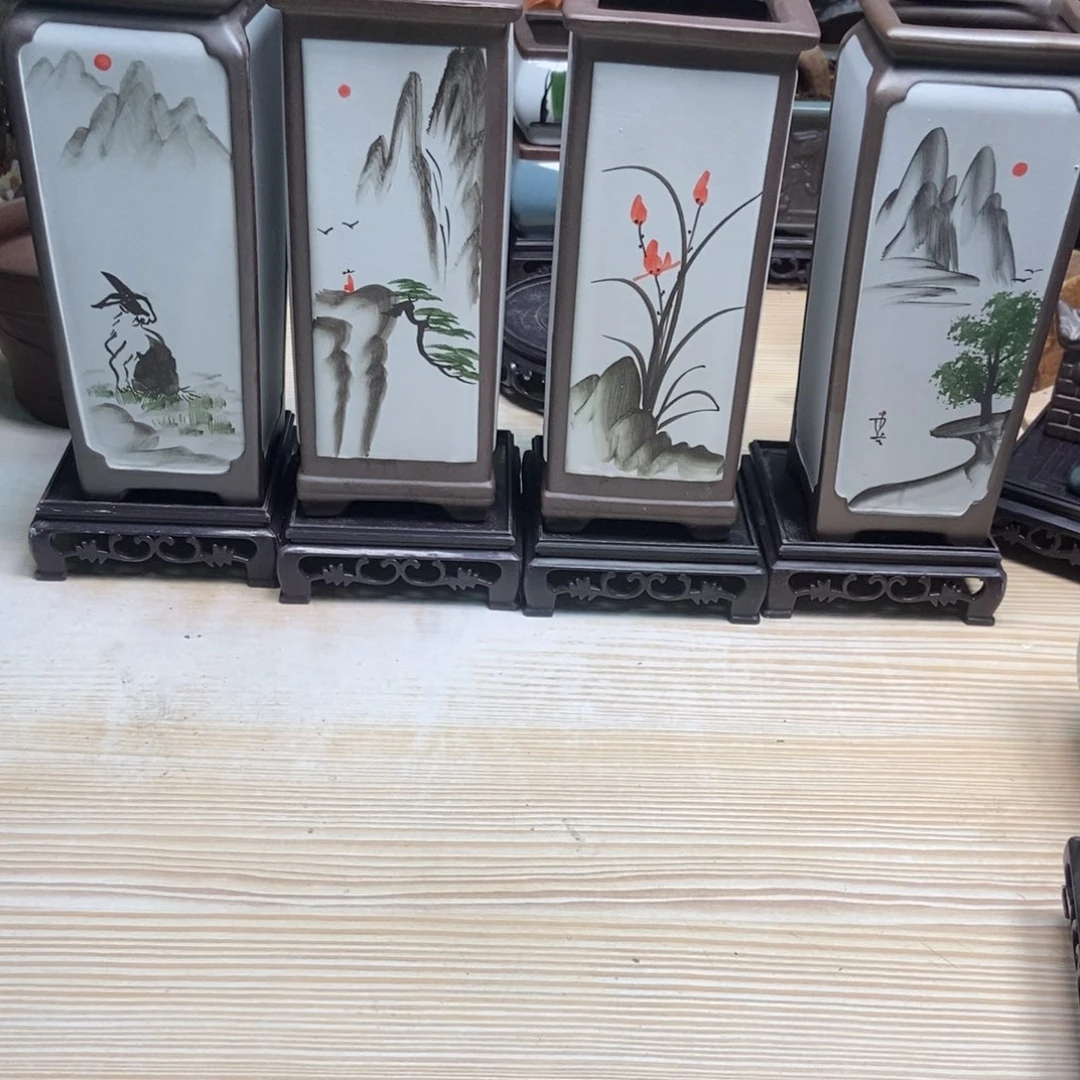 瓷片陶瓷花盆陶瓷艺术