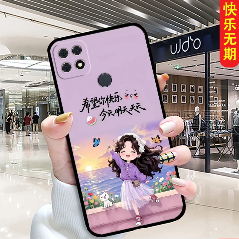 适用OPPOA35手机壳PEFM00个性男硅胶软壳全包边防摔女新款卡通a35