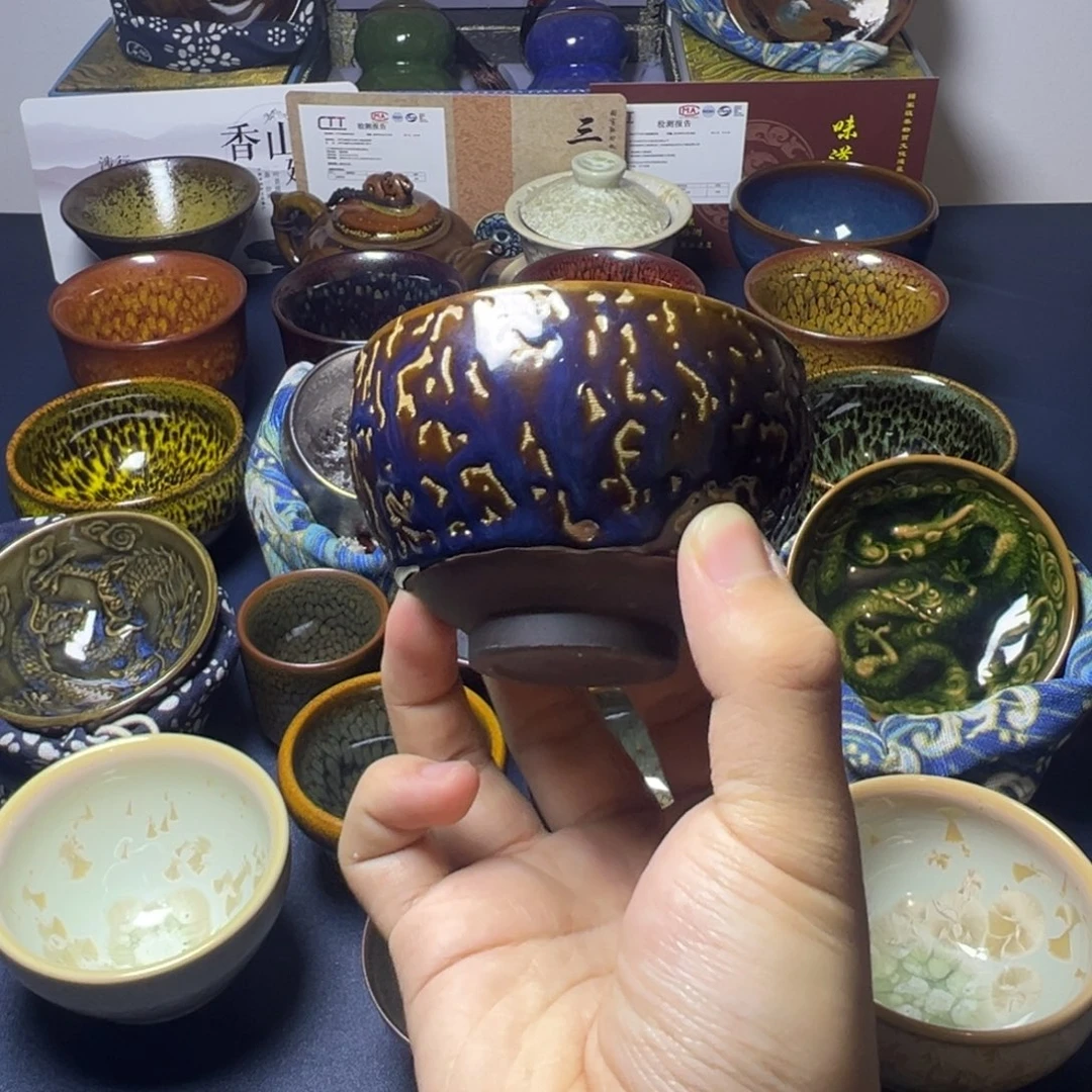 茶盏建阳建盏喝茶主人杯