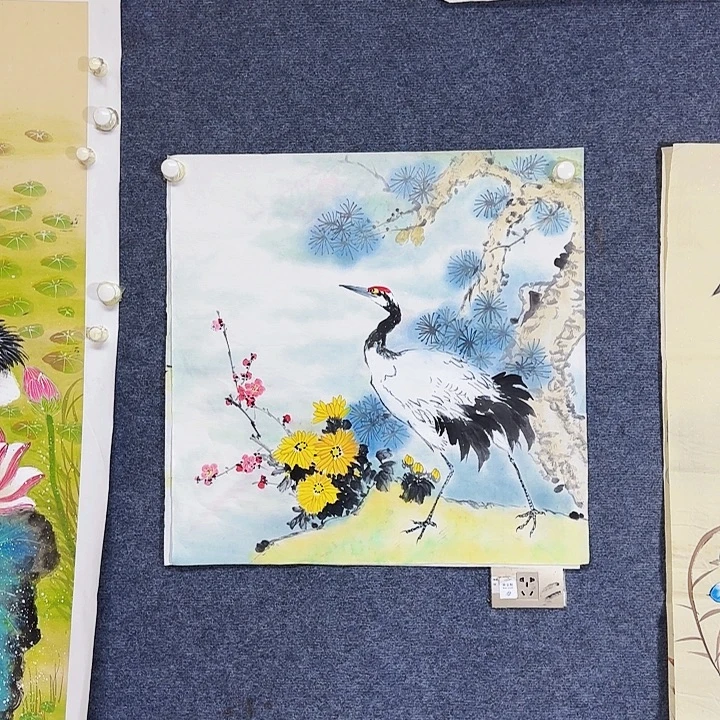 国画国画花鸟画作品