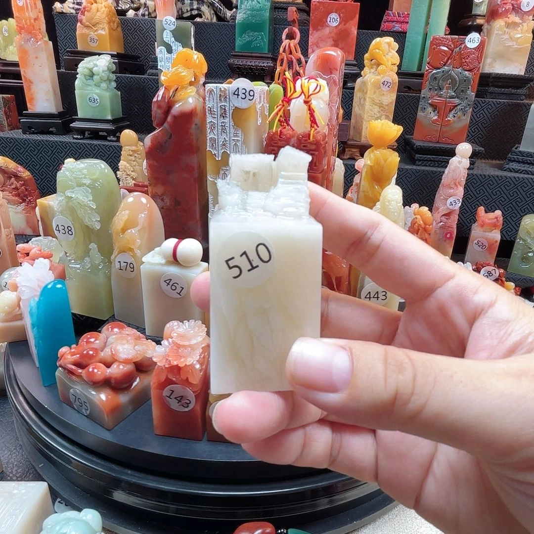 其他寿山石亭台楼阁包邮包刻