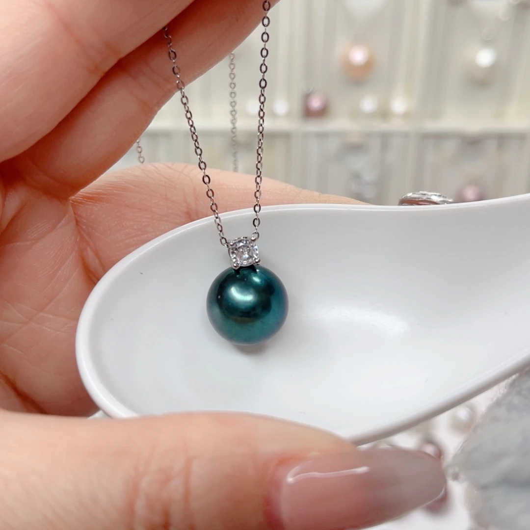 淡水珍珠吊坠(赠链)合金