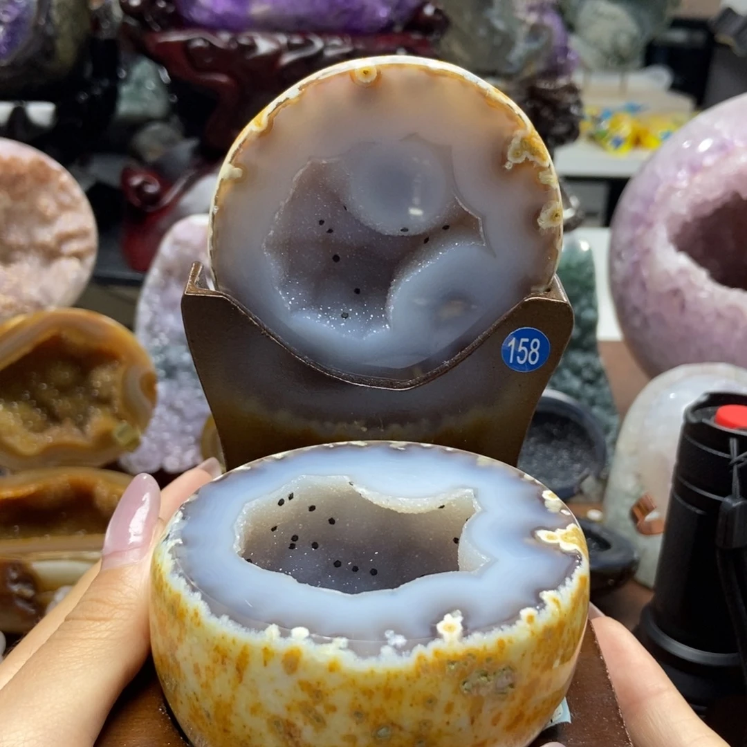 紫晶摆件未镶嵌水晶