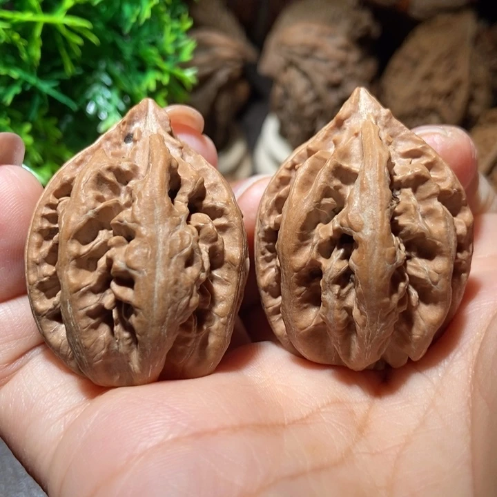 把件文玩核桃东北楸子小雪77