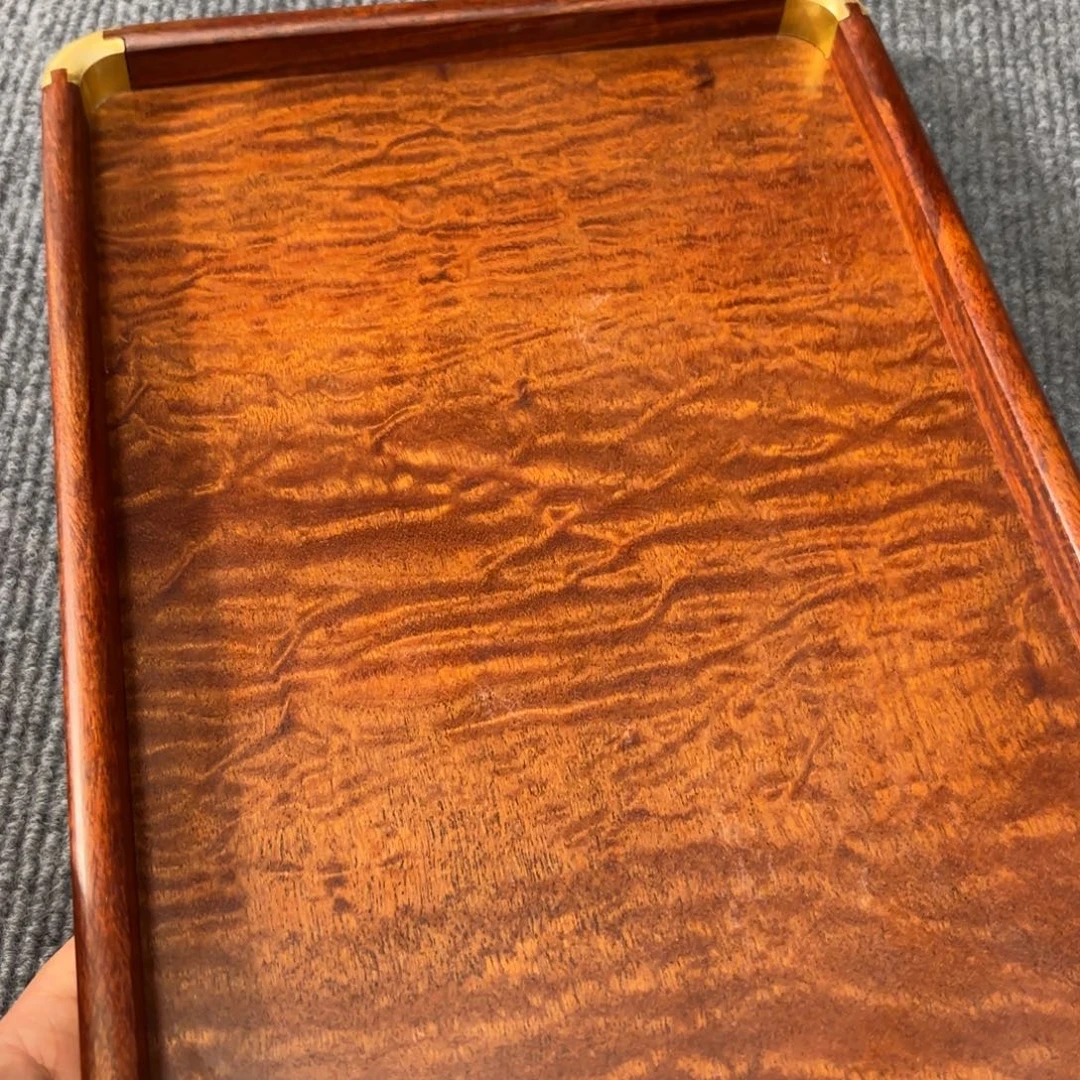 木缅甸花梨独板托盘