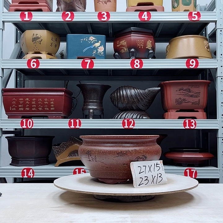 紫砂花盆紫砂花盆