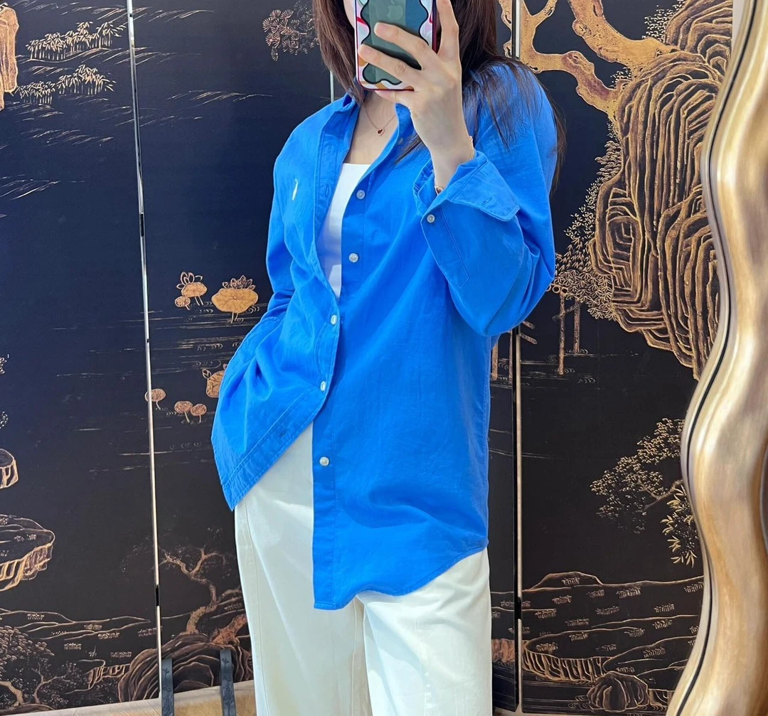 FUJIA STYLE新款气质休闲百搭时尚复古舒适长袖衬衫HZ037-1