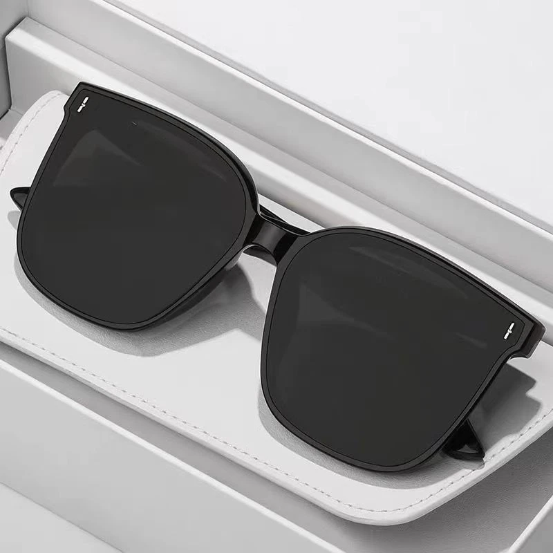 高颜值百搭太阳镜痞帅防紫外线太阳镜男女防强光时尚潮流复古大框