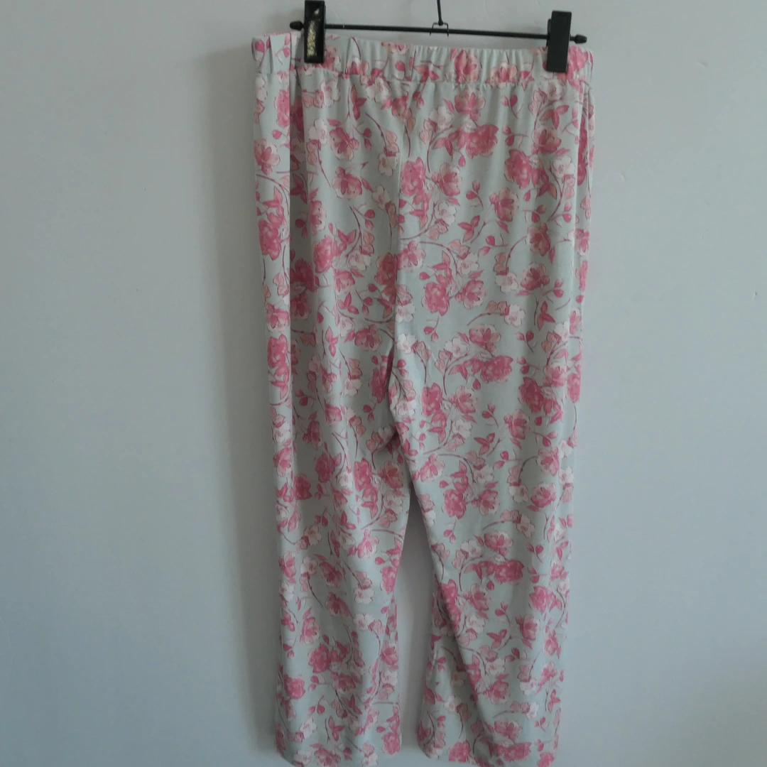 YZ-105夏季九分春秋防蚊裤碎花阔腿裤