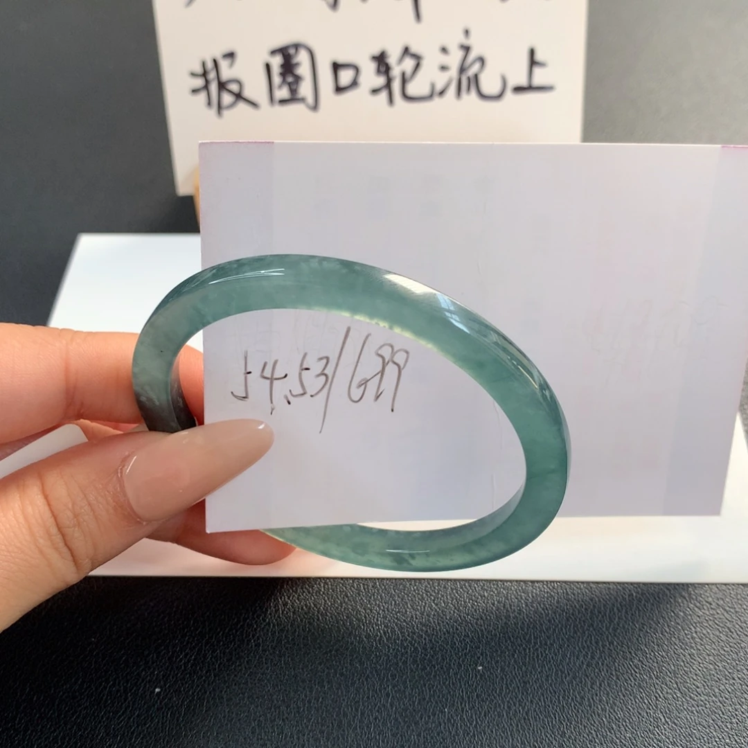 翡翠未镶嵌手镯天然翡翠