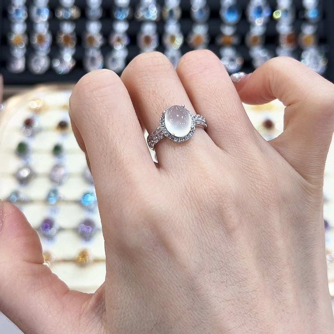 水晶金色拖不保色介意慎拍银托不掉色银S925镶嵌?**宝