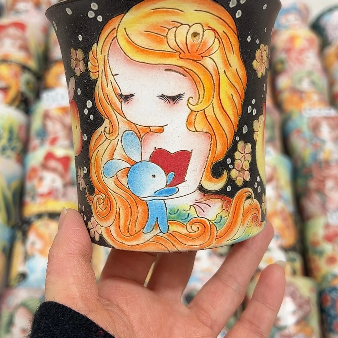 景德镇炫彩手绘口10