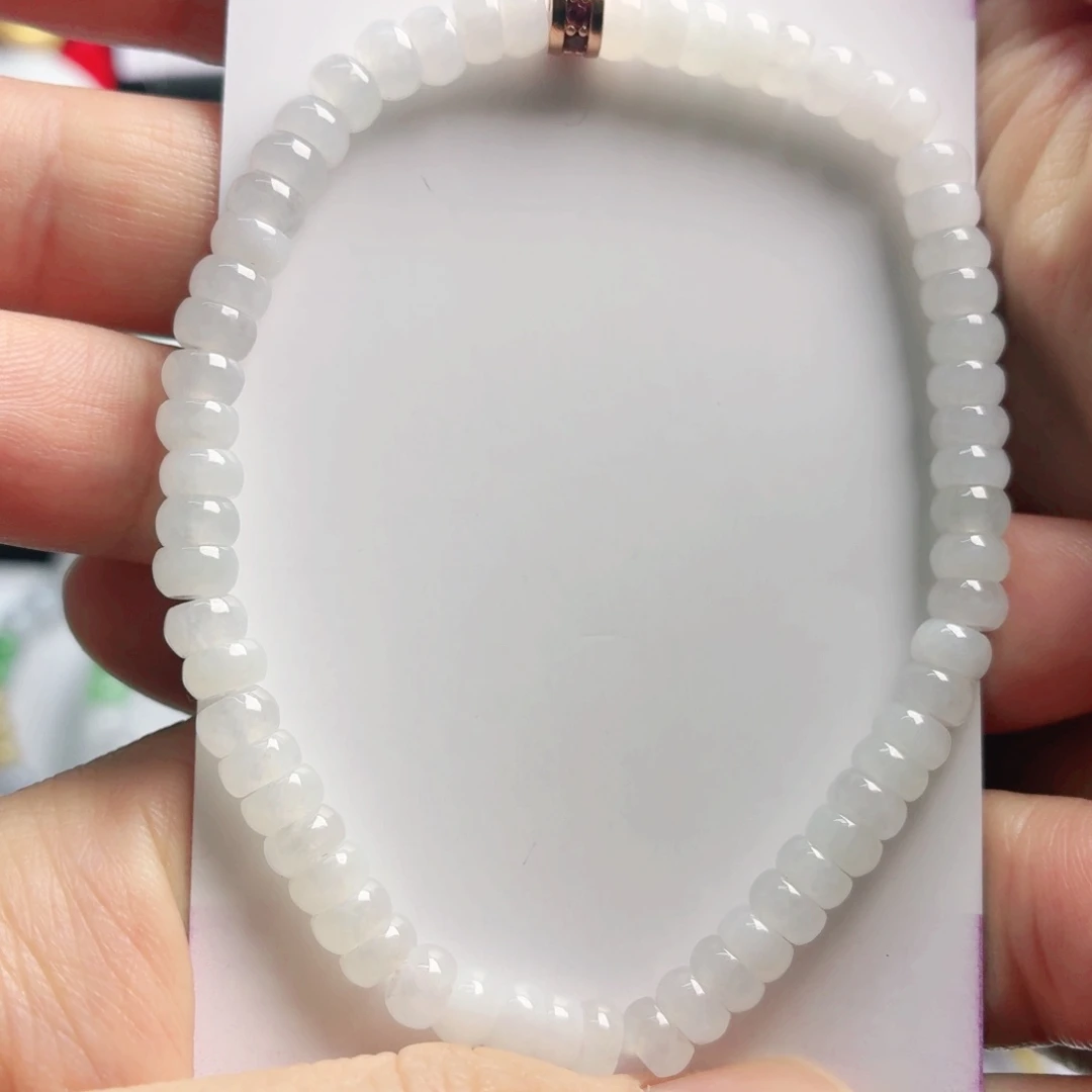 翡翠未镶嵌手链珠串