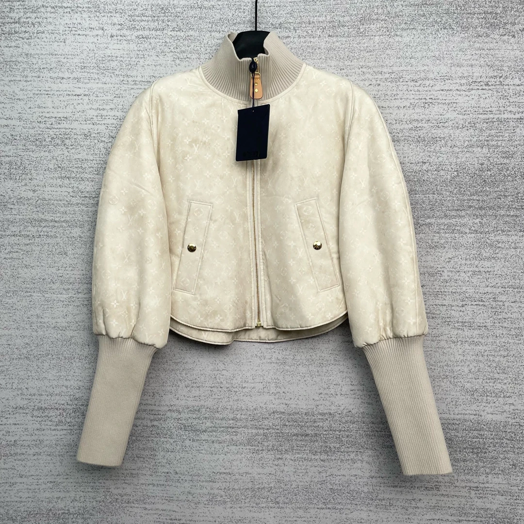 未使用 LouisVuitton/路易威登 W118387/晕染满印外套/36码