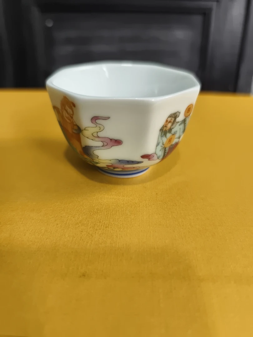 景德镇陶瓷人物砖石主人杯100cc