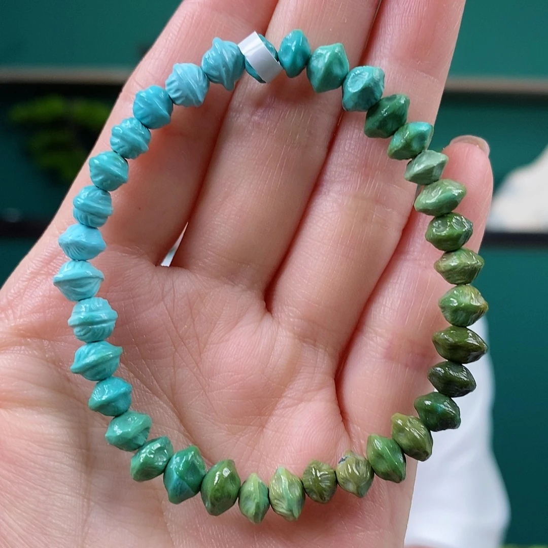 未镶嵌绿松石珠宝奇石