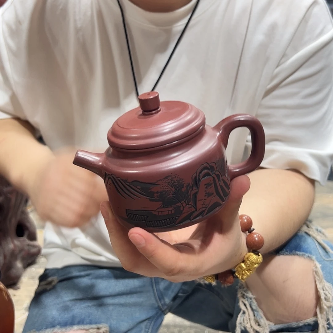 茶壶紫砂紫砂壶紫砂茶宠茶叶罐