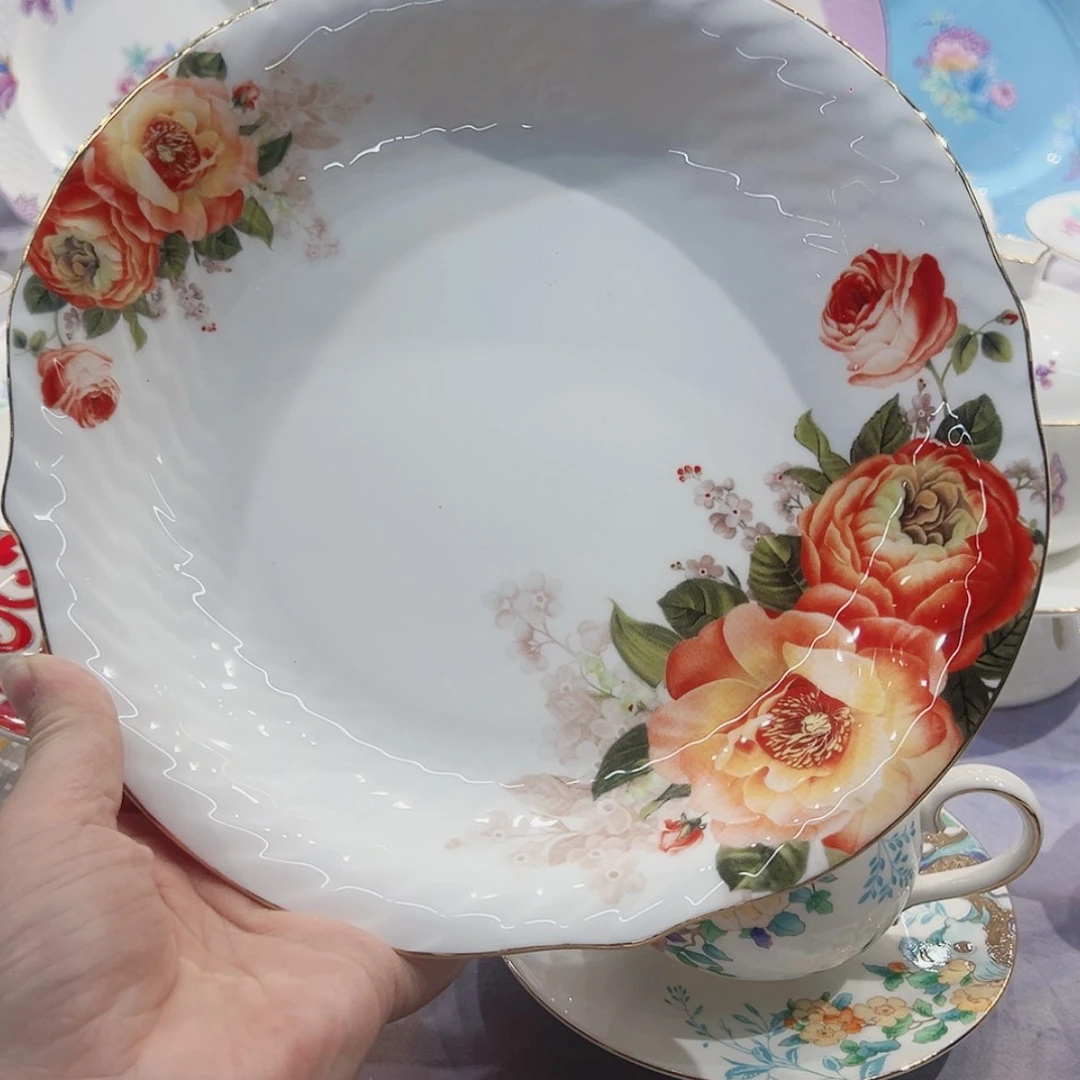 【闪购商品】骨瓷9寸饭盘