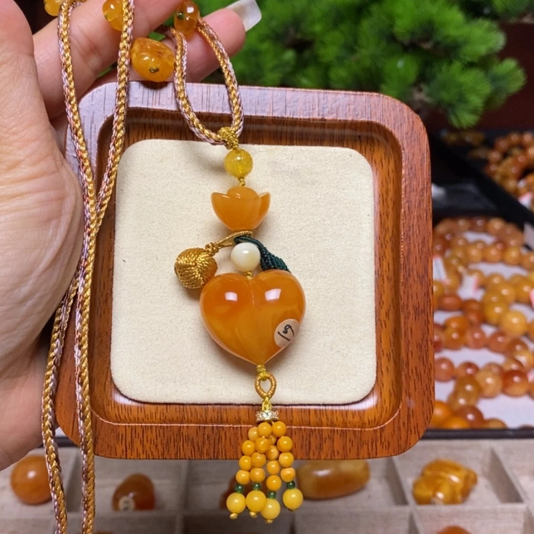 【闪购商品】蜜蜡颈饰未镶嵌项链