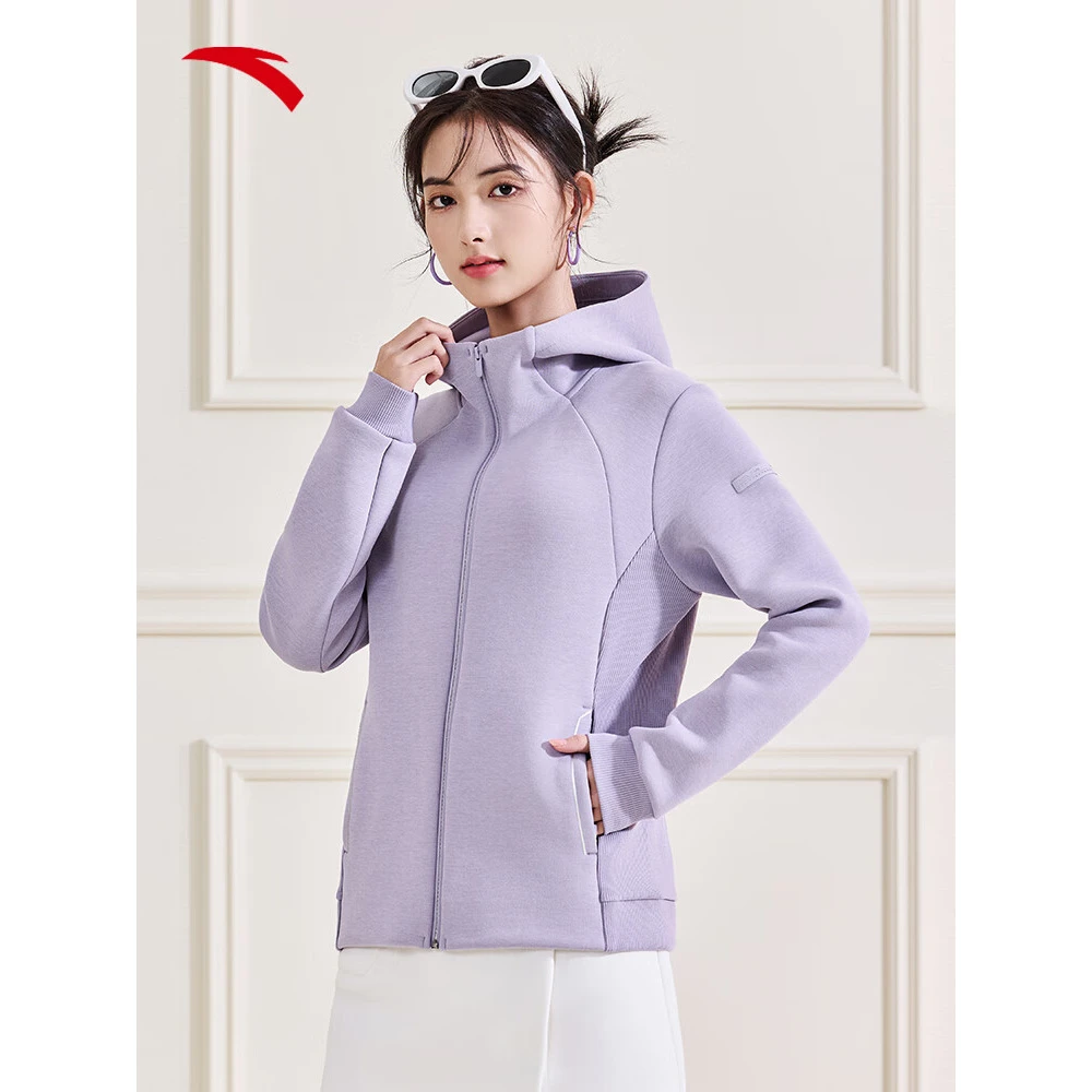 【公主线】女款春季针织连帽外套休闲时尚百搭长袖舒适运动外套