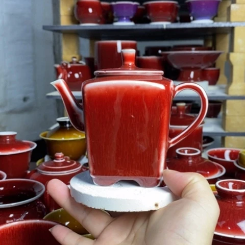 【闪购商品】F***h景德镇名陶坊原矿郎红